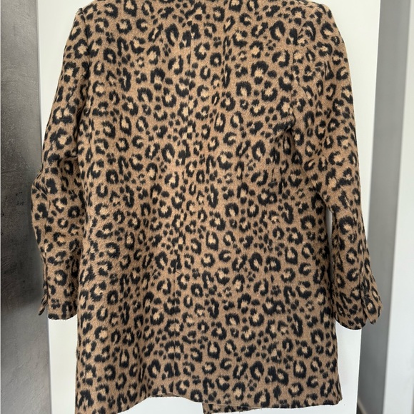 Zara Women's Brown Leopard Teddy Jacket - Picture 6 of 7